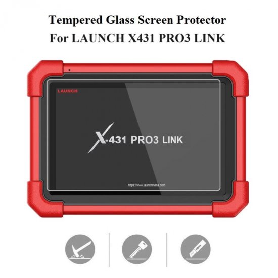 Tempered Glass Screen Protector Cover For LAUNCH X431 PRO3 LINK